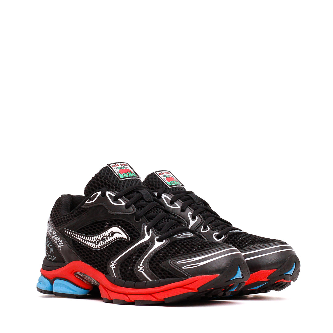 Saucony x Keith Haring Men ProGrid Triumph 4 Black Red S71022-1 - FOOTWEAR - Canada