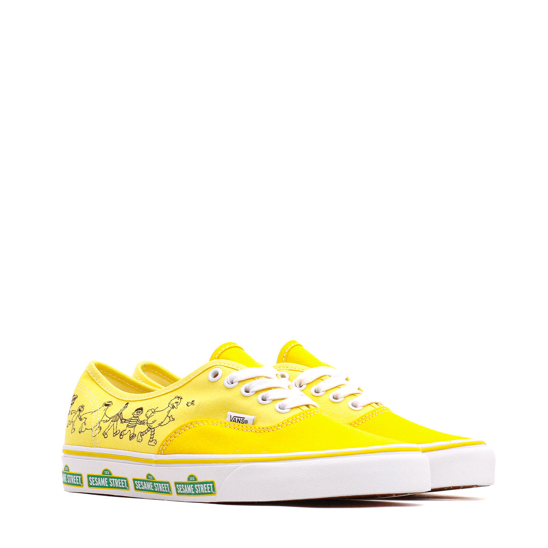 Vans Men Authentic Sesame Street Yellow VN0009PVYLW - FOOTWEAR - Canada