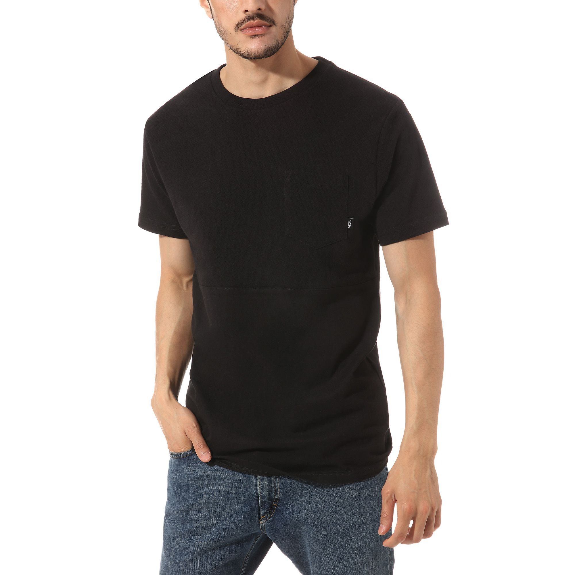 Vans Vans2K Knit Crew Tees Black Men VN0A49S2BLK Secondary image