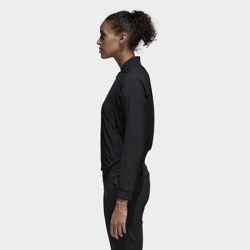 Adidas Athletics W Id Bomber Jacket Black Women CE5150 Secondary image