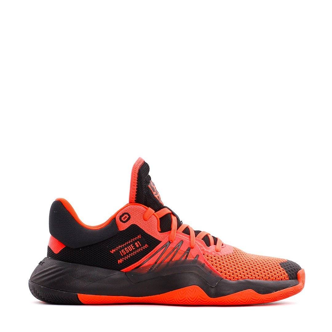 FOOTWEAR - Adidas Basketball D.O.N. Donovan Mitchell Issue 1 Black Solar Red Men EH2133 Main image