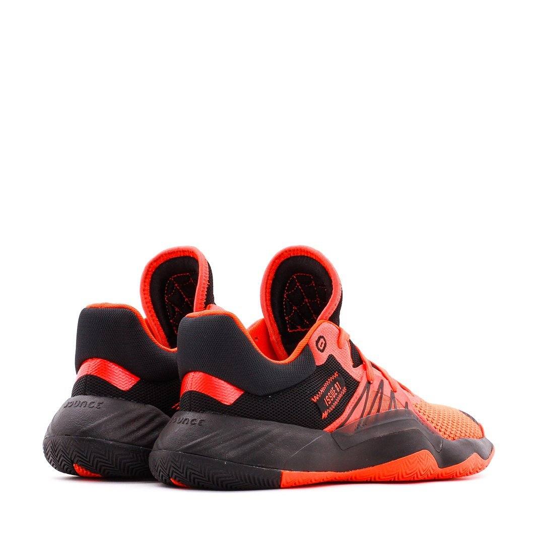 FOOTWEAR - Adidas Basketball D.O.N. Donovan Mitchell Issue 1 Black Solar Red Men EH2133