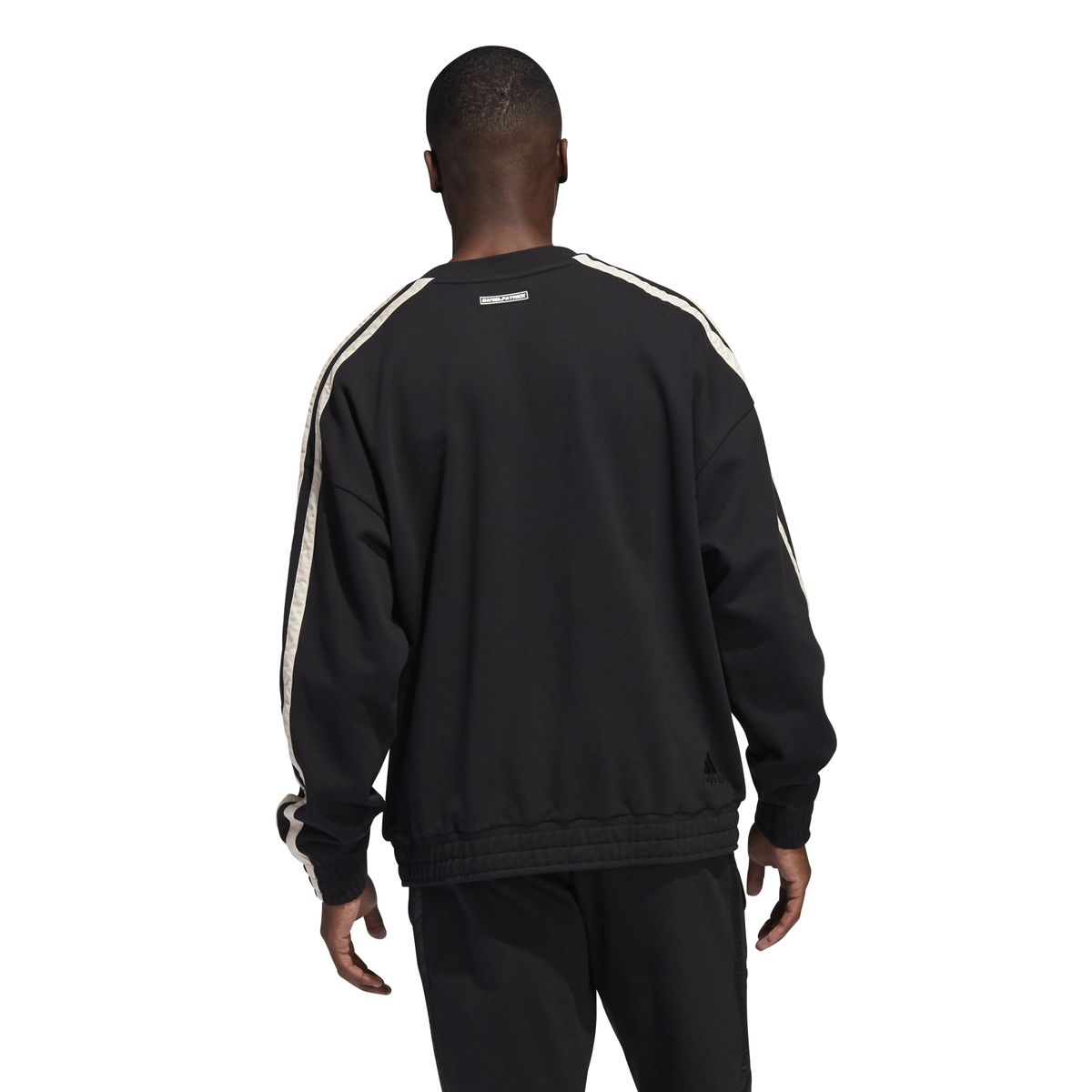 SWEATERS - Adidas Basketball Men Daniel Patrick X James Harden Crew Black Linen GH4779