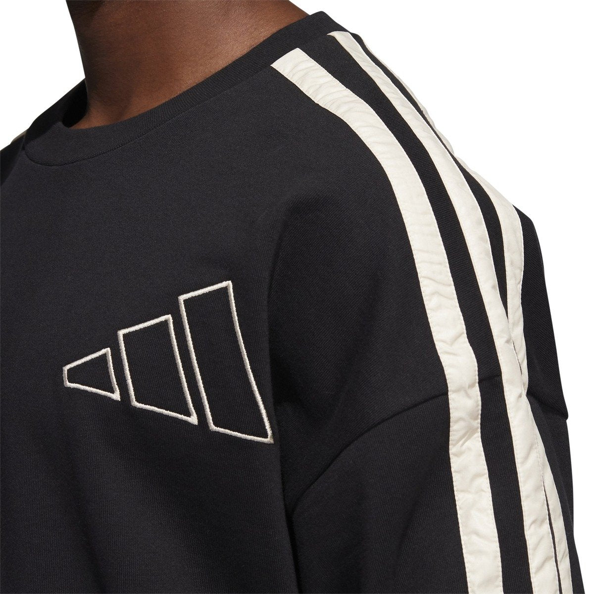 SWEATERS - Adidas Basketball Men Daniel Patrick X James Harden Crew Black Linen GH4779