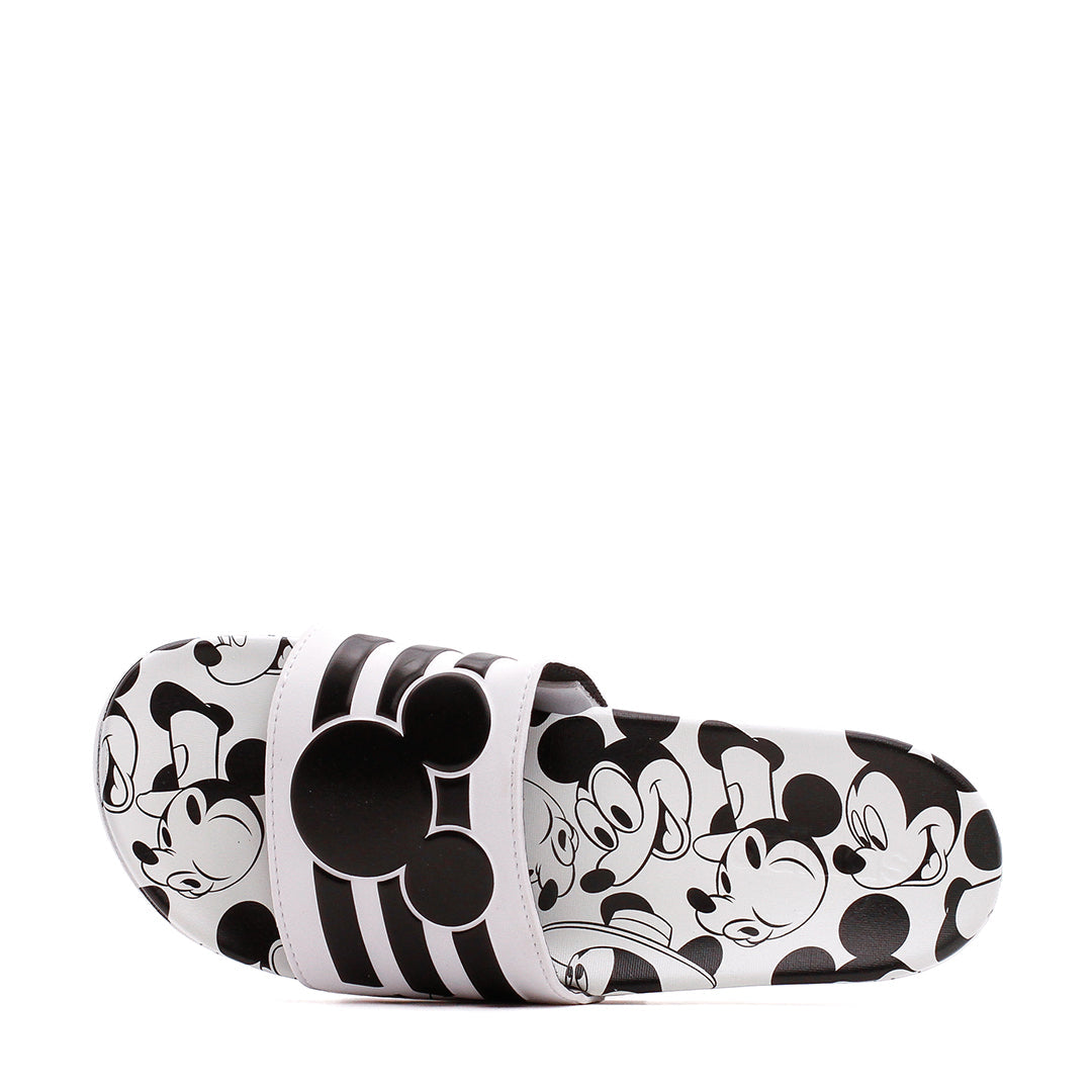 adidas men x disney mickey mouse adilette comfort slides black white gw1057 870