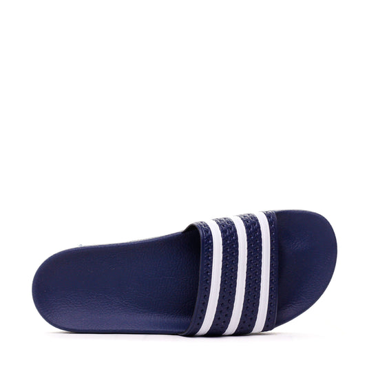 FOOTWEAR - ADIDAS ORIGINALS ADILETTE NAVY WHITE SLIDES 288022