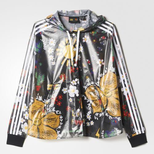 ADIDAS ORIGINALS ARTIST PONCHO RAIN JACKET BLACK WOMEN AO3160 - CLOTHING - Solestop.com - Canada