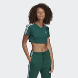 Adidas Originals Cropped Tee Women Green DV2631 - T-SHIRTS - Solestop.com - Canada