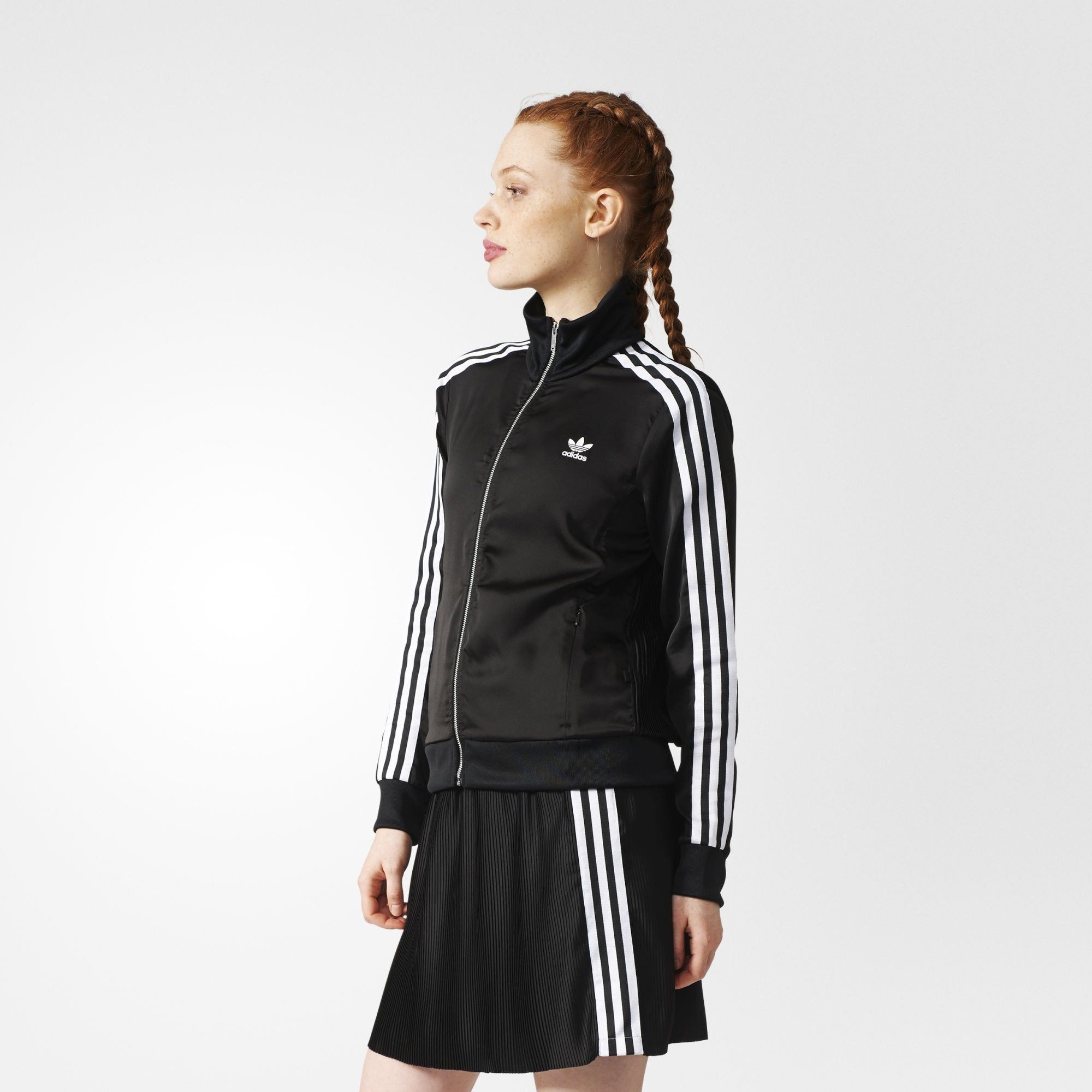 CLOTHING - Adidas Originals Europa Tt Track Top Jacket Black White Women BR4533