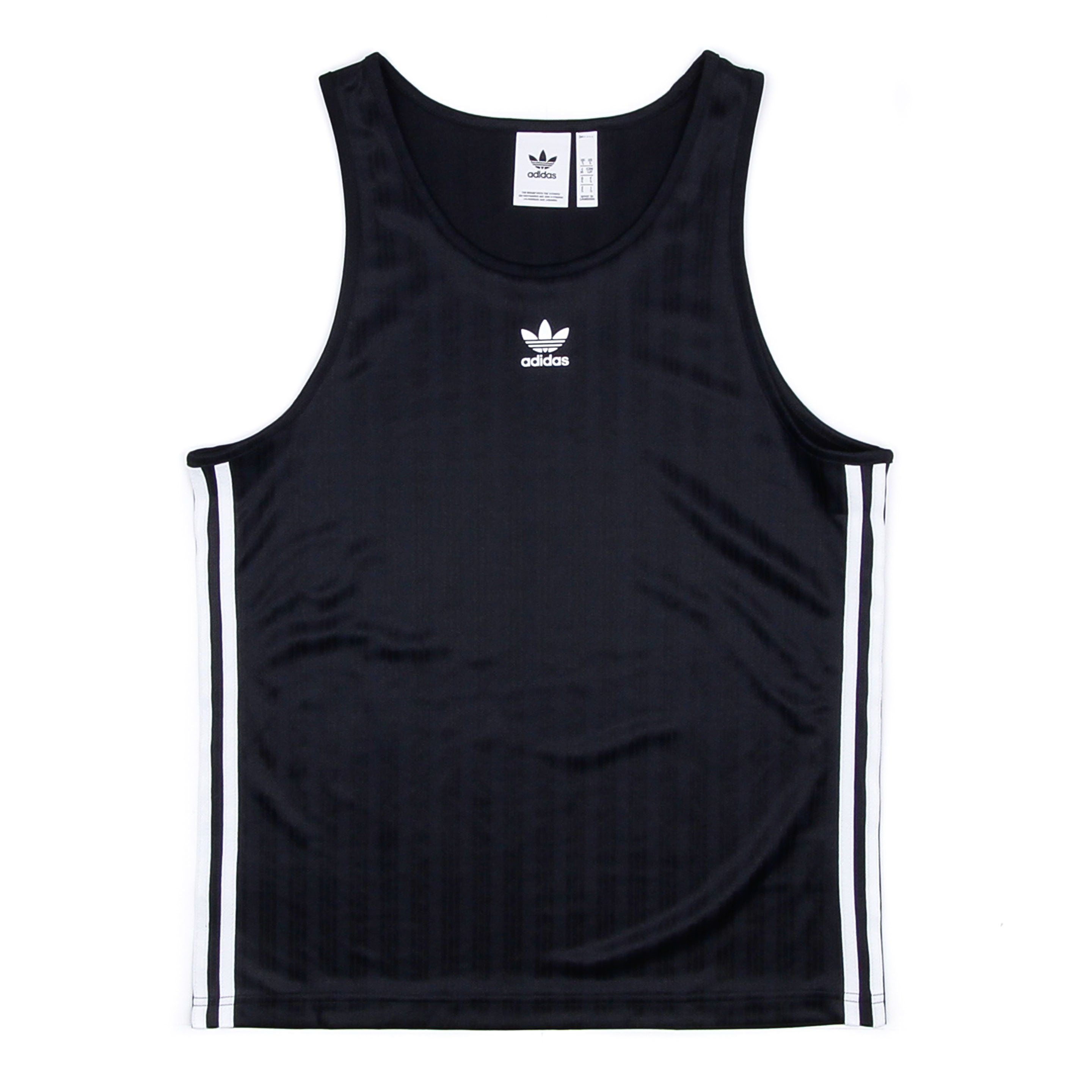 Adidas Originals Football Tank Trefoil Black CV8608 - CLOTHING - Solestop.com - Canada