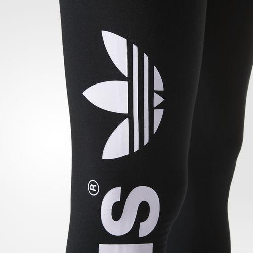 ADIDAS ORIGINALS LINEAR LEGGINGS WOMEN BLACK WHITE AJ8081 - PANTS - Solestop.com - Canada