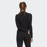 Adidas Originals Long Sleeve Striking Cut Lines Black Women FR0565 - TOPS - Solestop.com - Canada