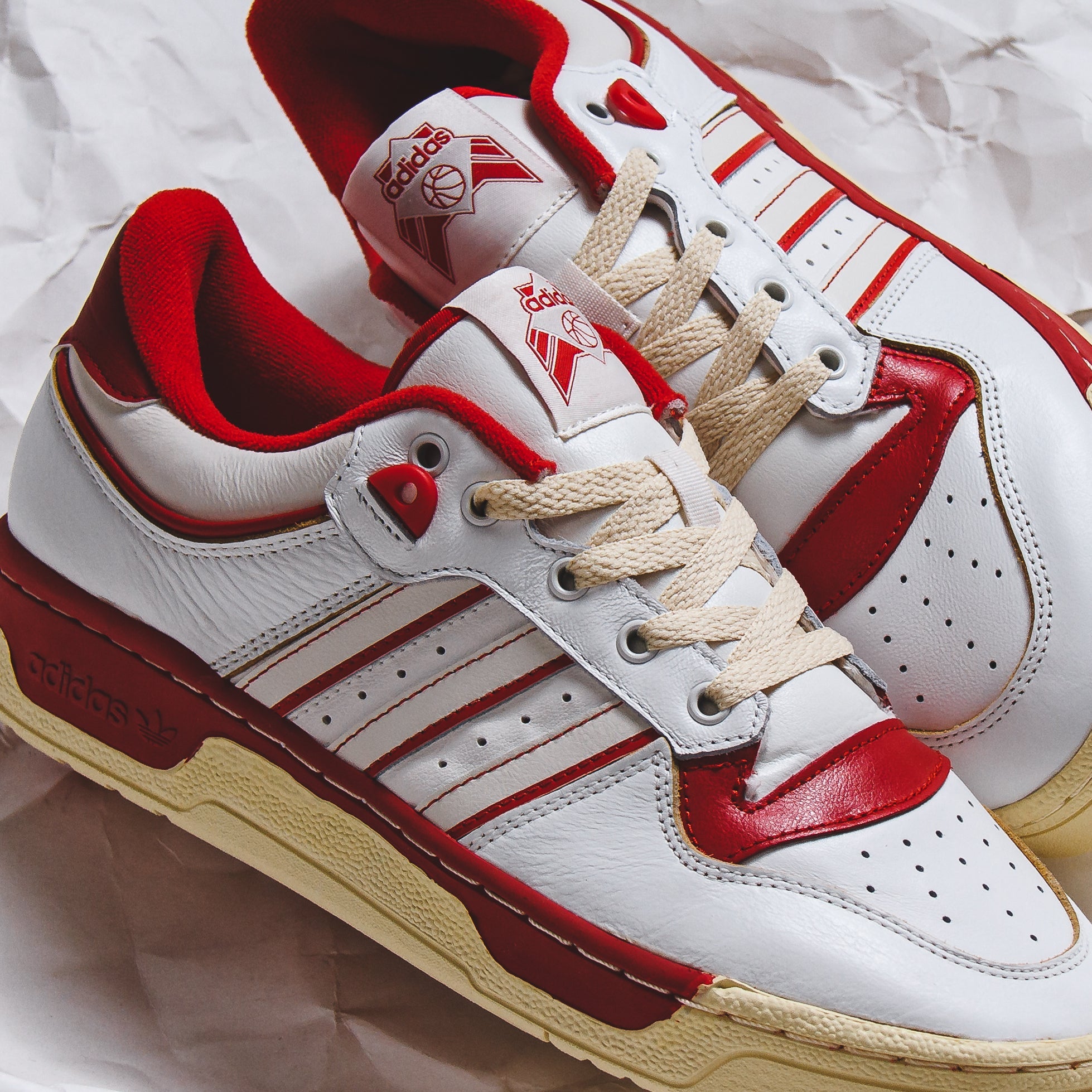 Adidas Originals Men Rivalry Low 86 White Red GZ2557 - FOOTWEAR - Canada