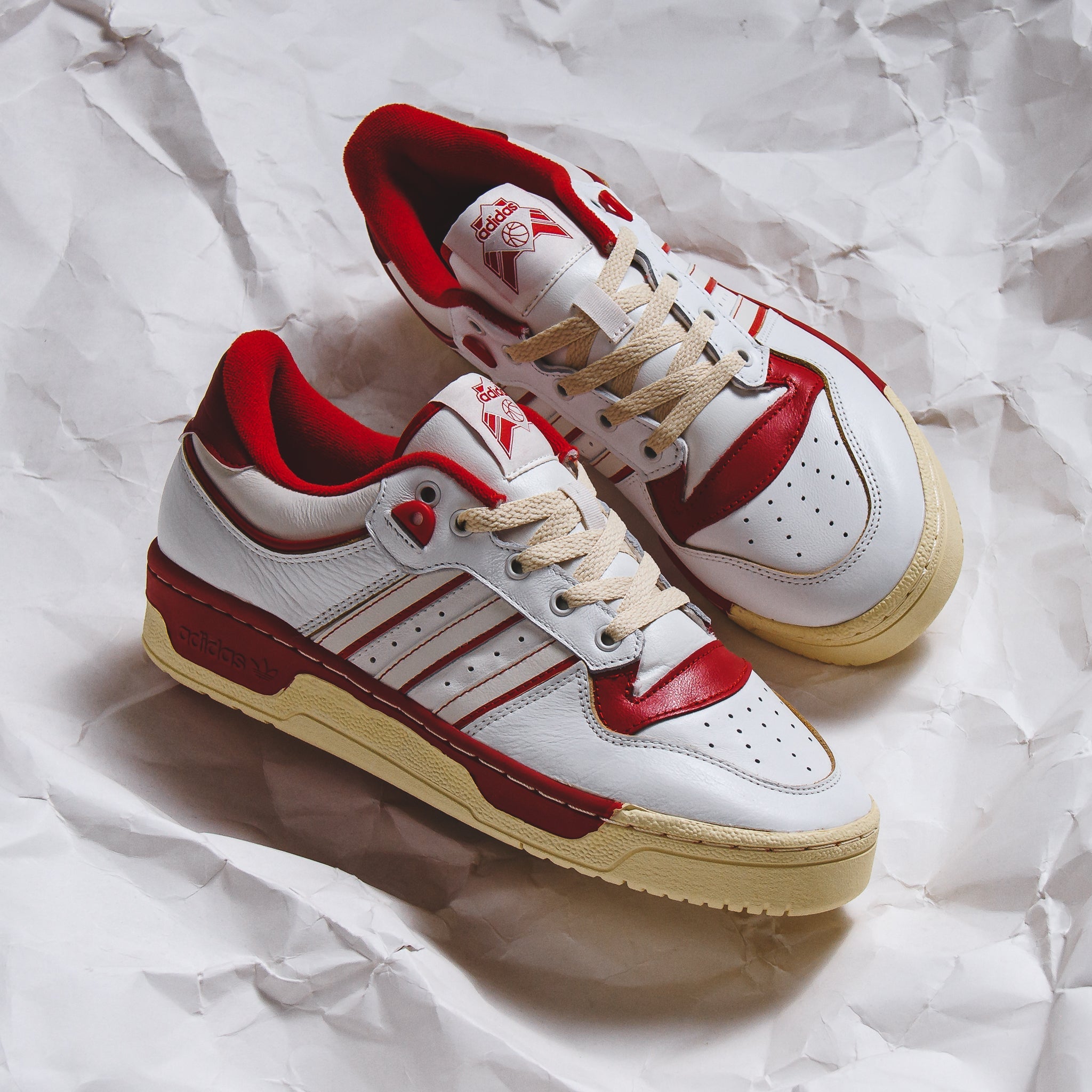 Adidas Originals Men Rivalry Low 86 White Red GZ2557 - FOOTWEAR - Canada