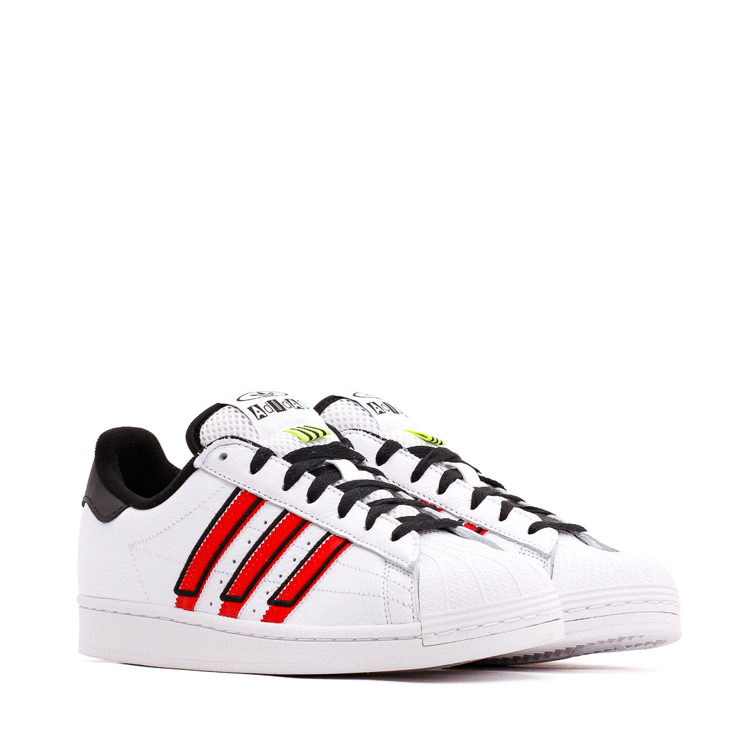 Adidas Originals Men Superstar White Red GX6026 - FOOTWEAR - Canada