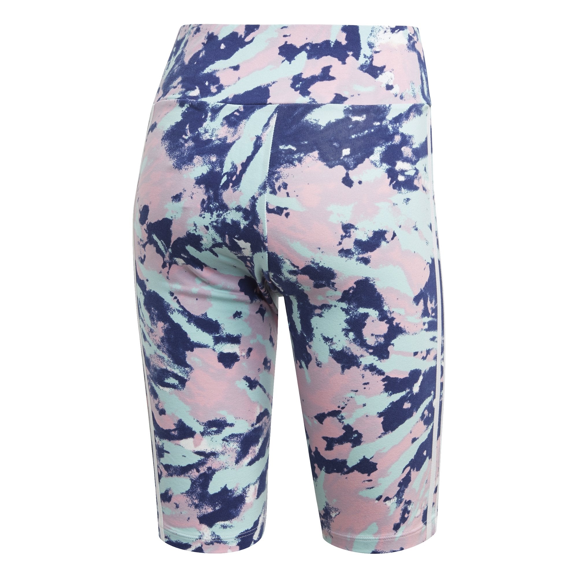 Adidas Originals Short Tight Tie Dye Vapour Blue Pink Women GL6350 Secondary image