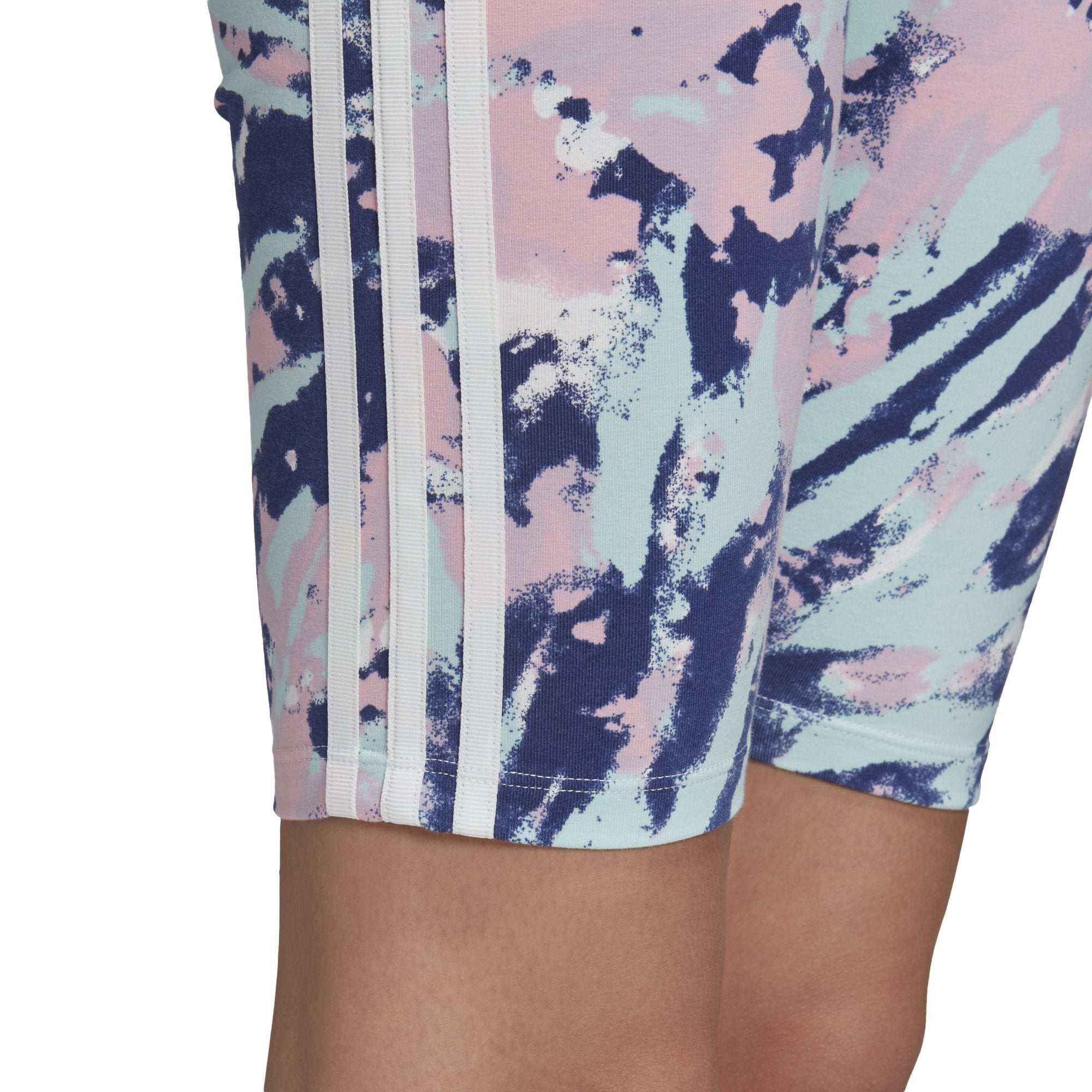 Adidas Originals Short Tight Tie Dye Vapour Blue Pink Women GL6350 - SHORTS - Erlebniswelt-fliegenfischenShops - Canada