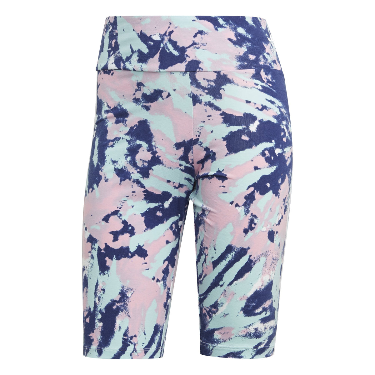 Adidas Originals Short Tight Tie Dye Vapour Blue Pink Women GL6350 - SHORTS - Solestop.com - Canada Main image