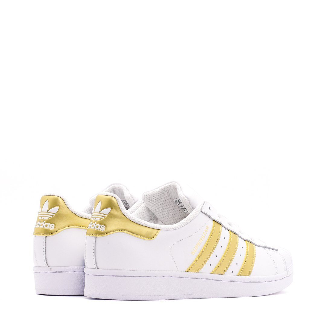 FOOTWEAR - Adidas Originals Superstar Junior White Gold BB2870