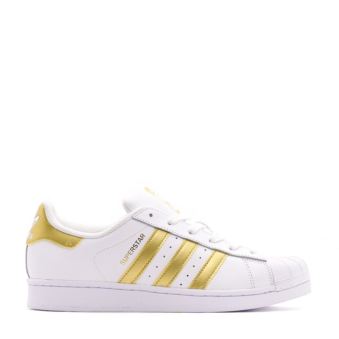 FOOTWEAR - Adidas Originals Superstar Junior White Gold BB2870