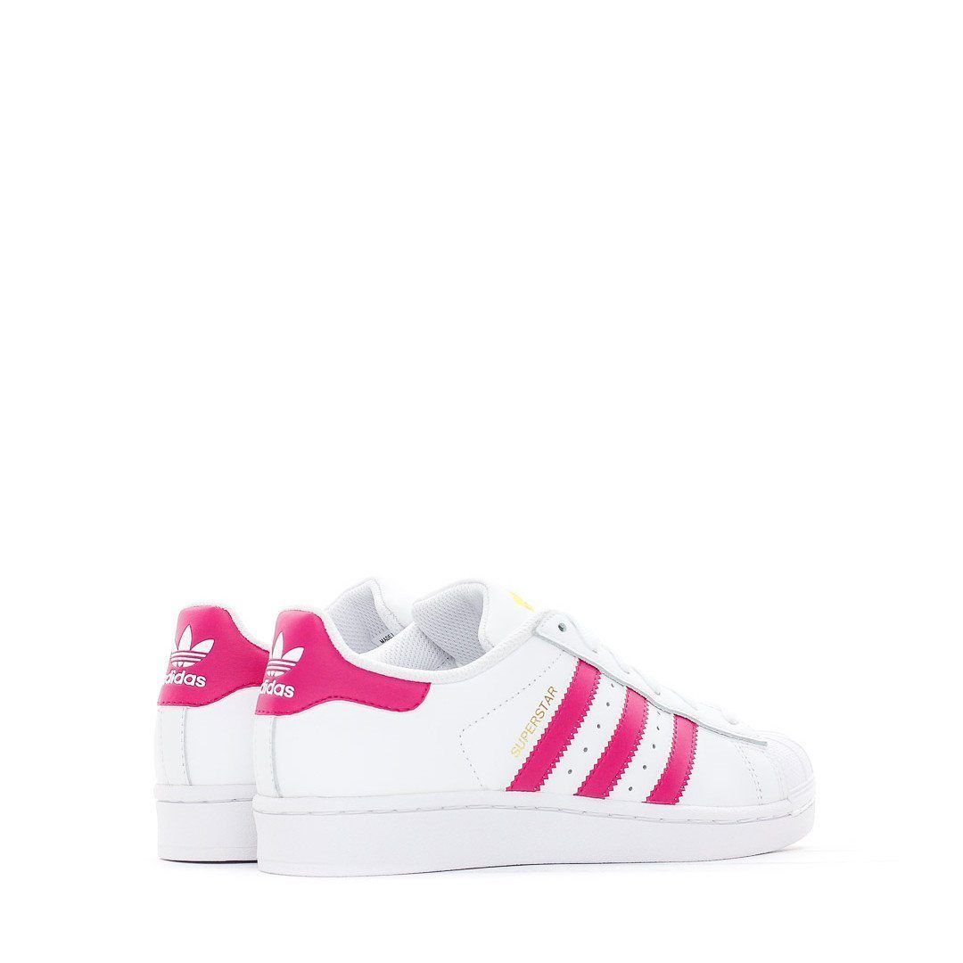 FOOTWEAR - ADIDAS ORIGINALS SUPERSTAR JUNIOR WHITE PINK B23644