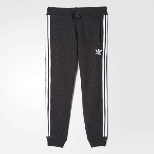 PANTS - Adidas Originals Superstar Trackpant Cuffed Knit Black Women AY5233