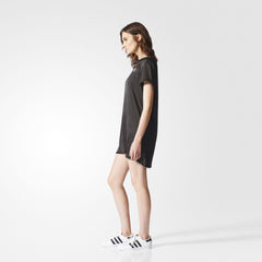 ADIDAS ORIGINALS TREFOIL TEE DRESS BLACK WOMEN BR4552 - CLOTHING - Solestop.com - Canada