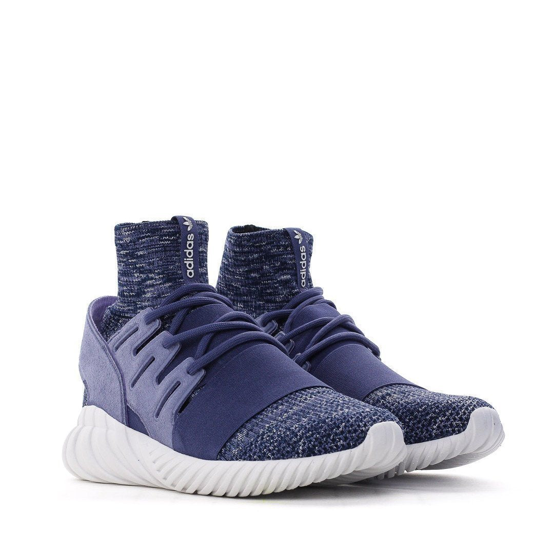 Adidas Originals Tubular Doom PK Primeknit Glow In The Dark Purple Navy BB2393 Secondary image