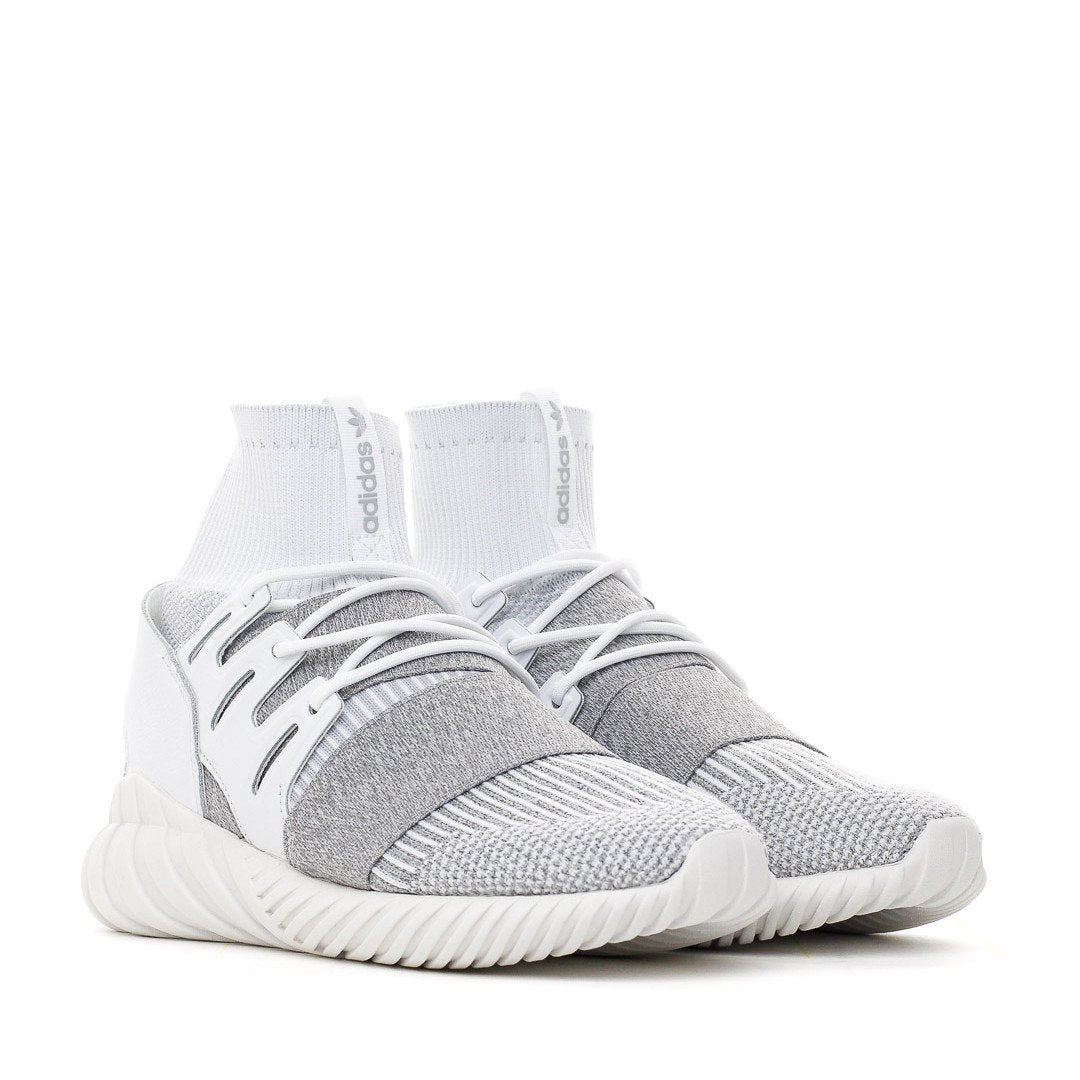 Adidas Originals Tubular Doom PK Primeknit White Grey BY3553 Secondary image