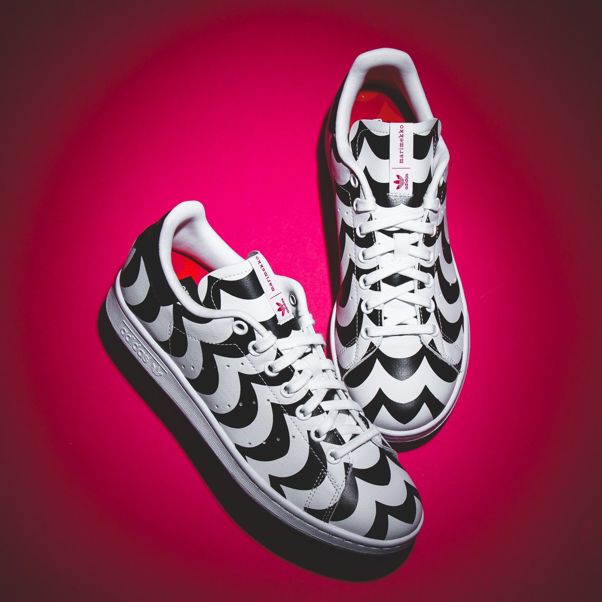 Adidas Originals Women Marimekko Stan Smith Black White H05757 - FOOTWEAR - Canada