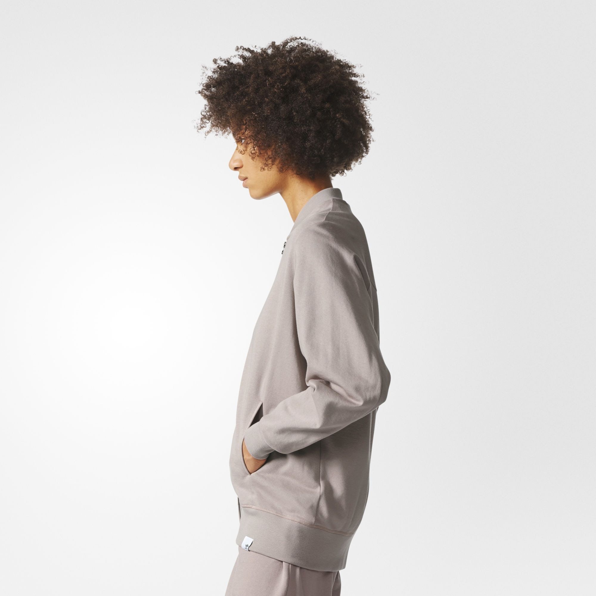 Adidas Originals Xbyo Track Top Jacket Vapour Grey Women BP6096 Secondary image