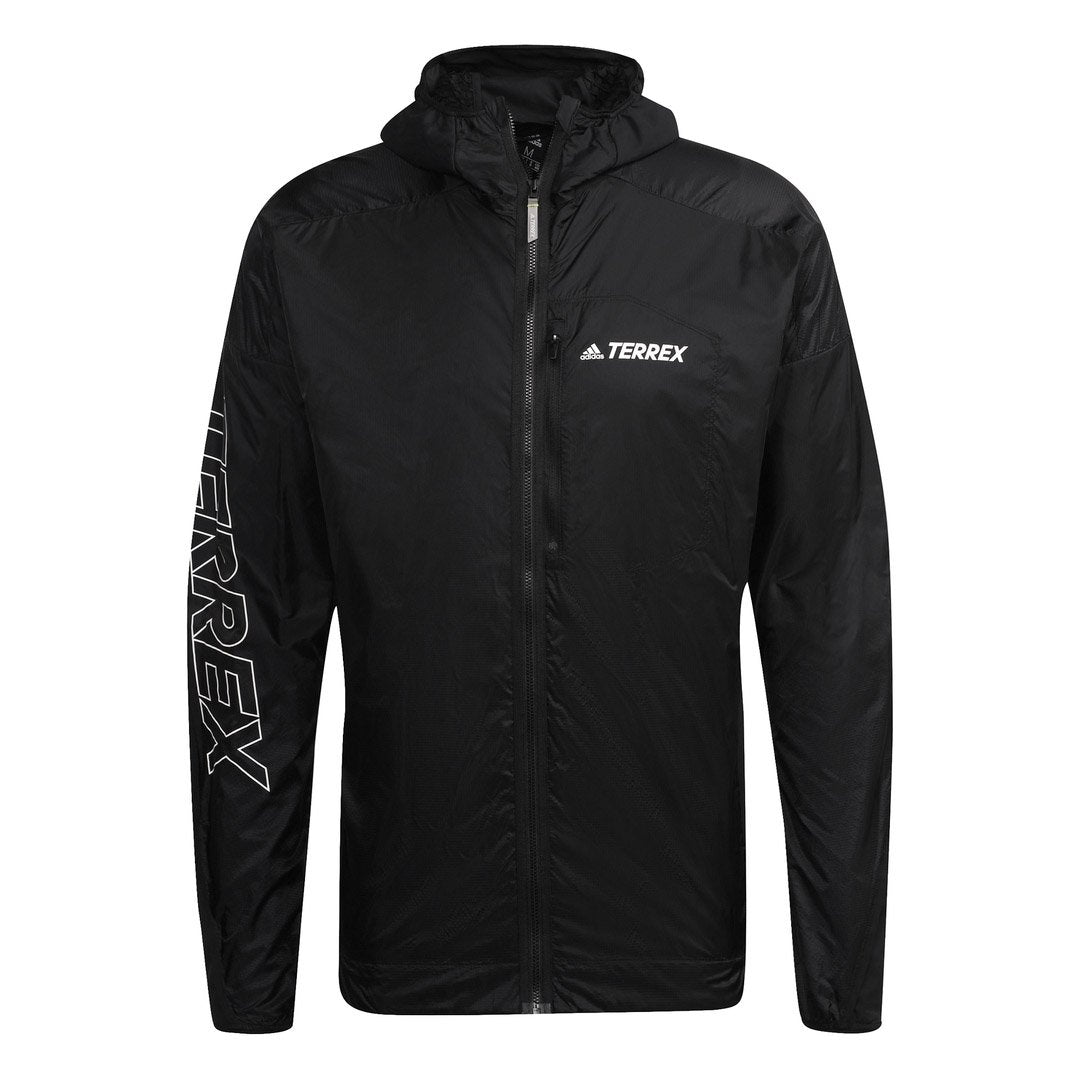 Adidas Outdoor Men Terrex Agravic Windweave Pro Octa Insulation Windbreaker Black GU3858 - OUTERWEAR - Canada Main image