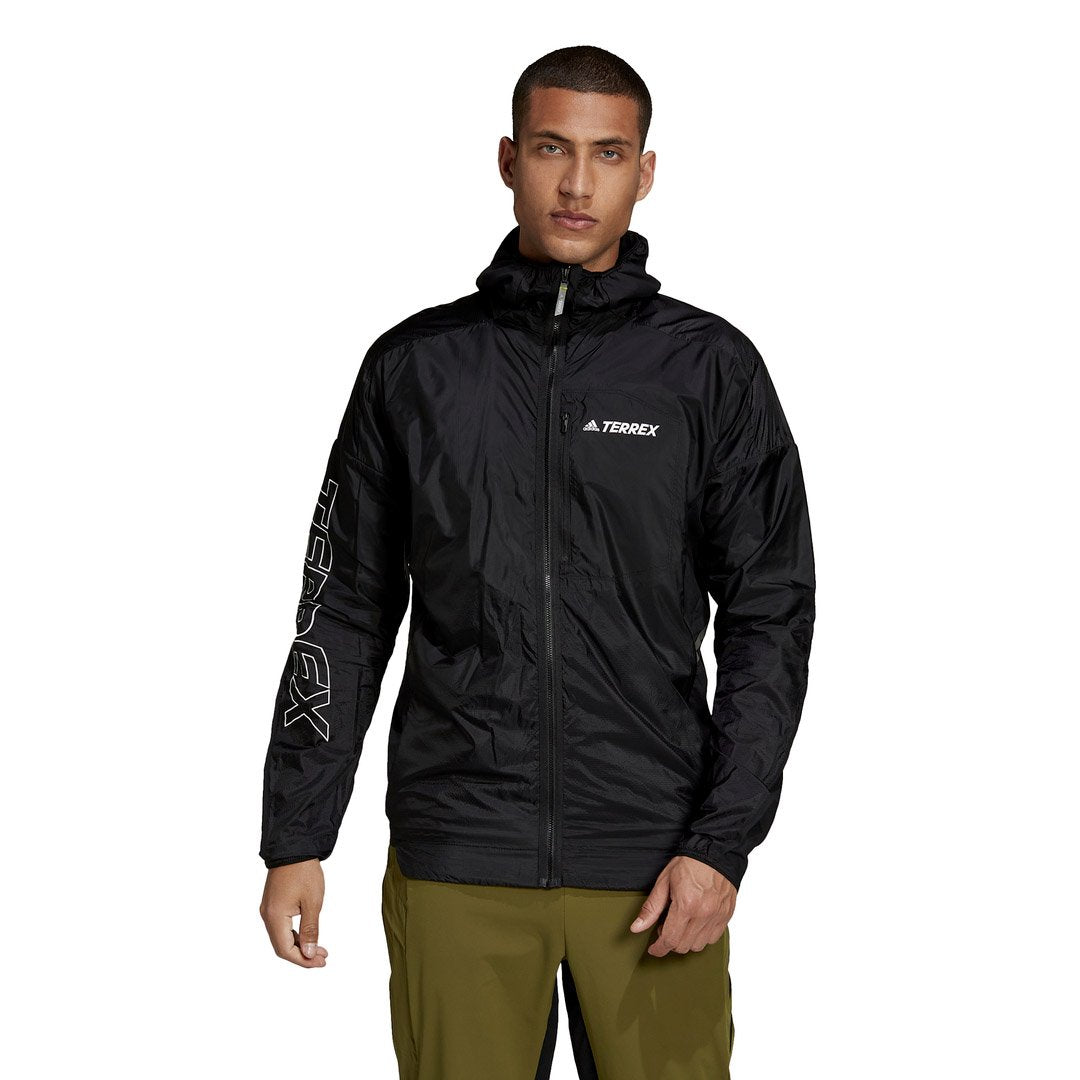 Adidas Outdoor Men Terrex Agravic Windweave Pro Octa Insulation Windbreaker Black GU3858 Secondary image