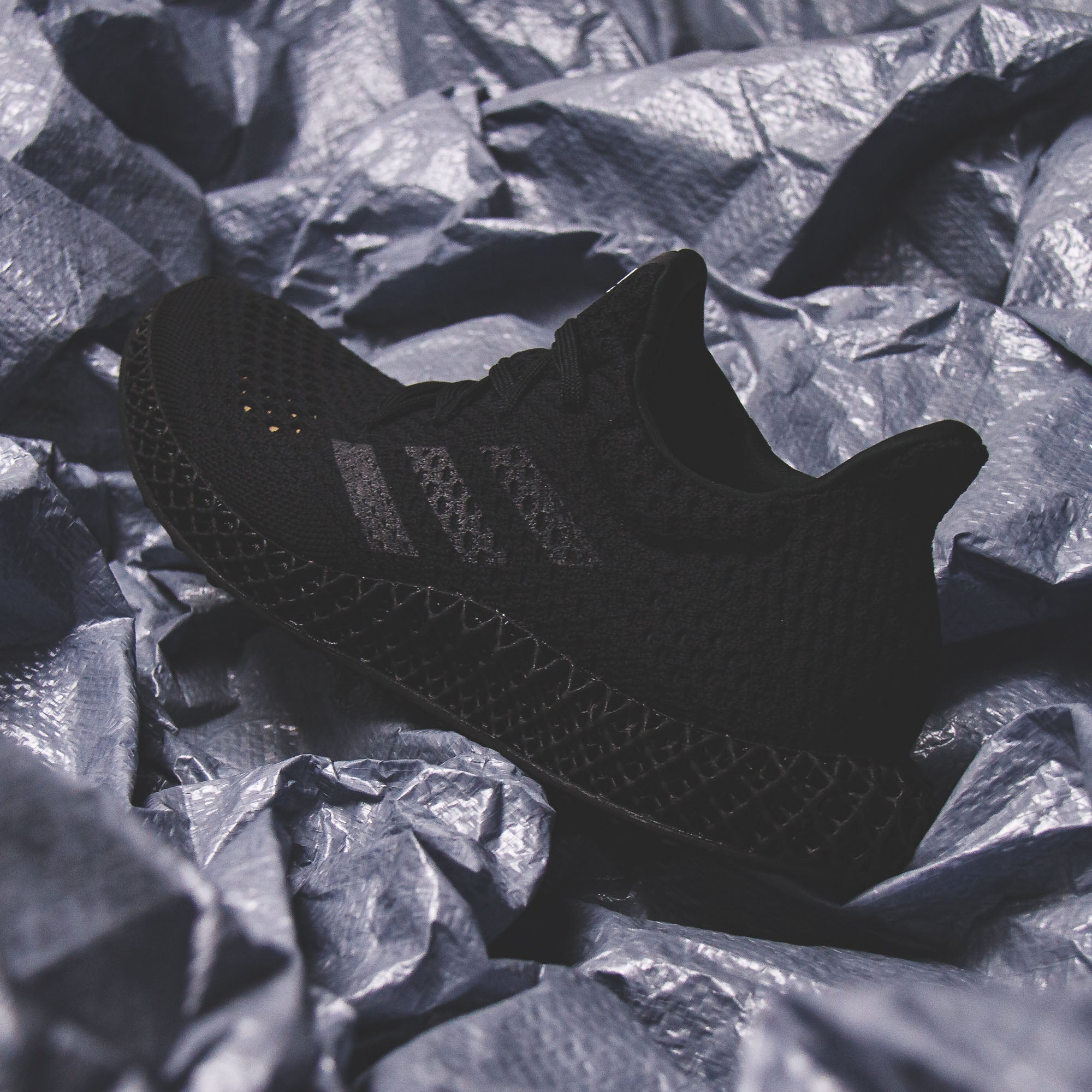Adidas Running Men 4D Futurecraft Triple Black Q46228 - FOOTWEAR - Canada