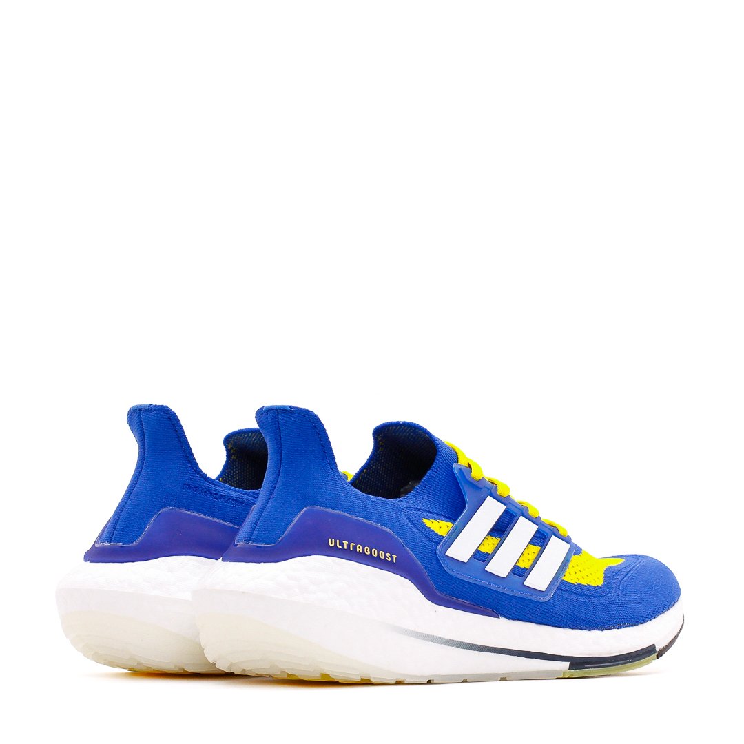 Adidas Running Men Ultraboost 21 Blue Yellow FZ1926 - FOOTWEAR - Canada