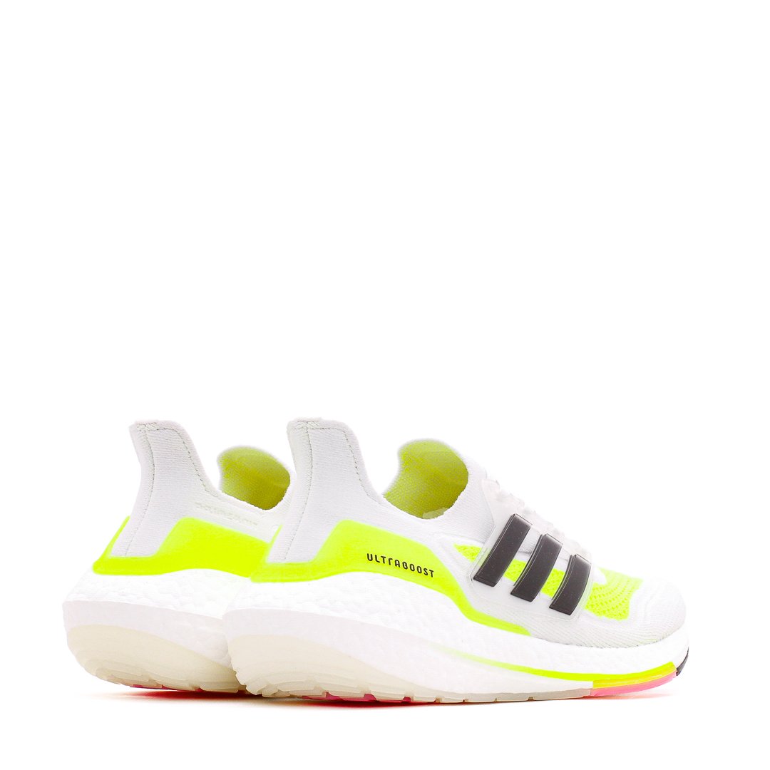 Adidas Running Women Ultraboost 21 White Black Yellow FY0401 - FOOTWEAR - Canada