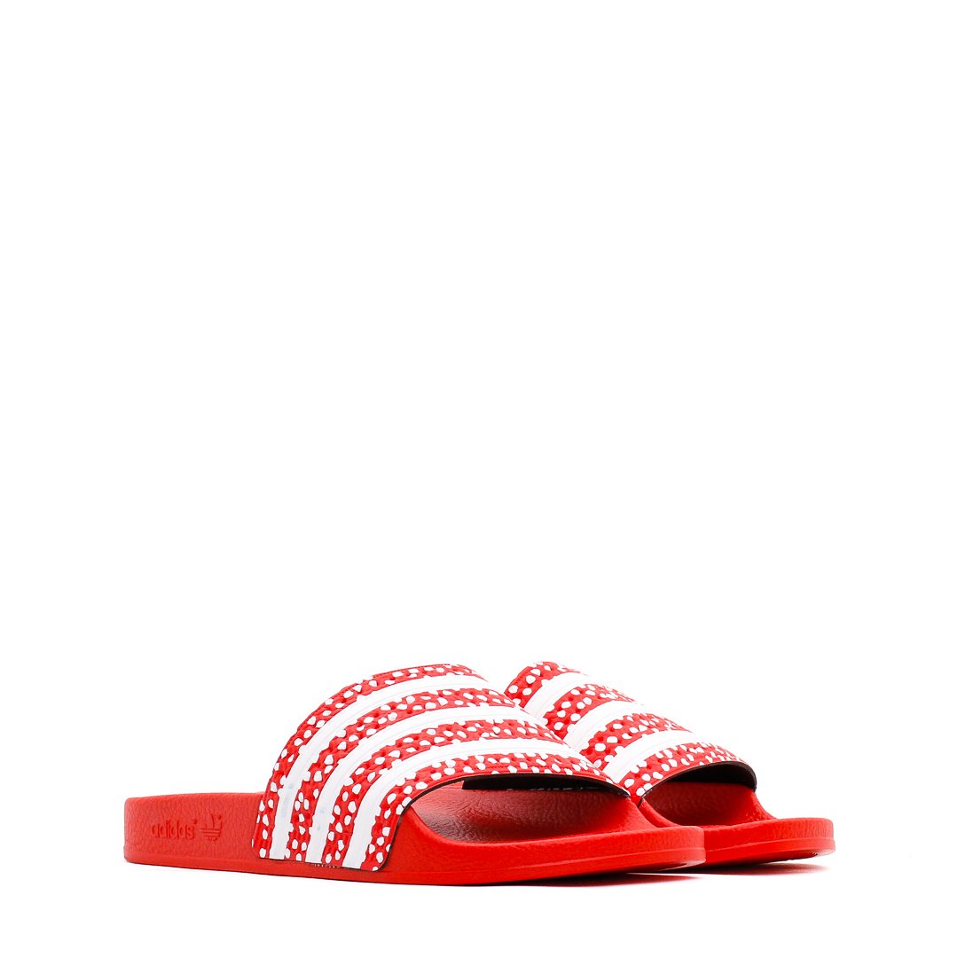 Adidas Women Adilette Slide Red FX5921 - FOOTWEAR - Canada