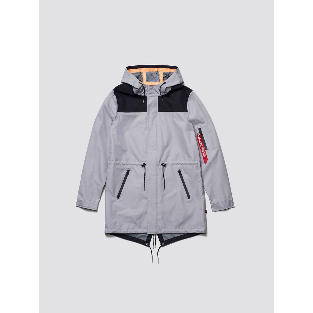 OUTERWEAR - Alpha Industries Deluge Ripstop Fishtail Field Coat New Silver Men MJD49000C1-041 Main image