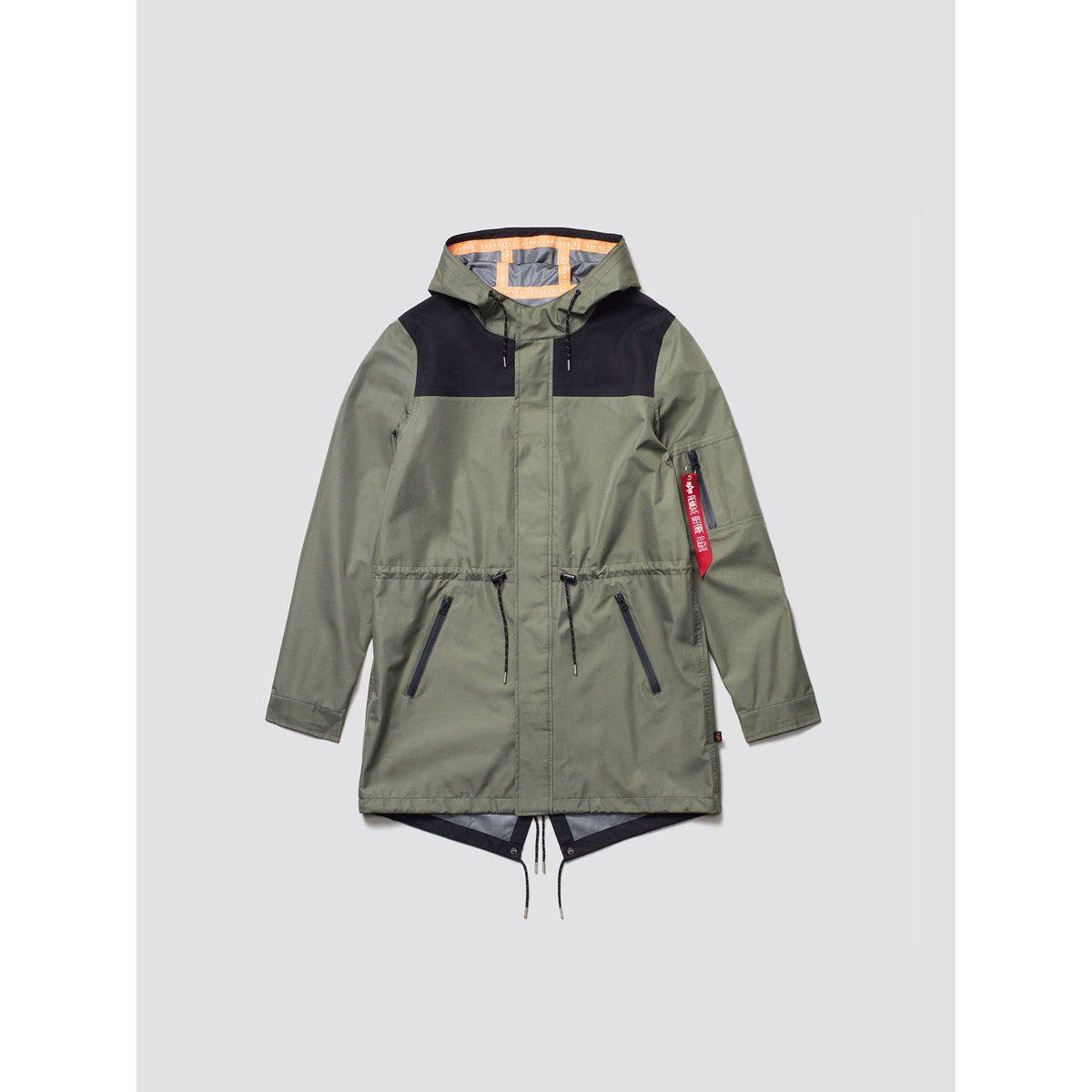 OUTERWEAR - Alpha Industries Deluge Ripstop Fishtail Field Coat Sage Men MJD49000C1-310 Main image