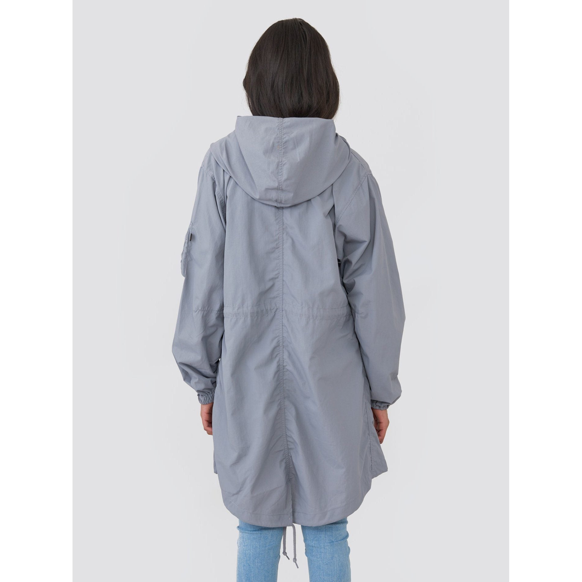 Alpha Industries Shell Fishtail Parka Cadet Grey Women WJS49000C1