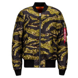 OUTERWEAR - Alpha Industries Slim Fit Ma-1 Flight Jacket Tiger Camo MJM44530C1-952