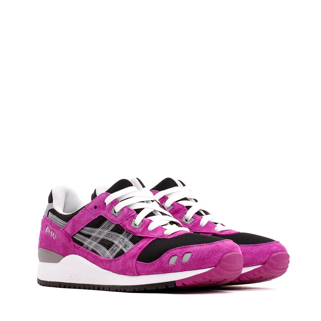 Asics Men x Awake NY Gel-Lyte III OG Black Pink 1201A568-001 - FOOTWEAR - Canada