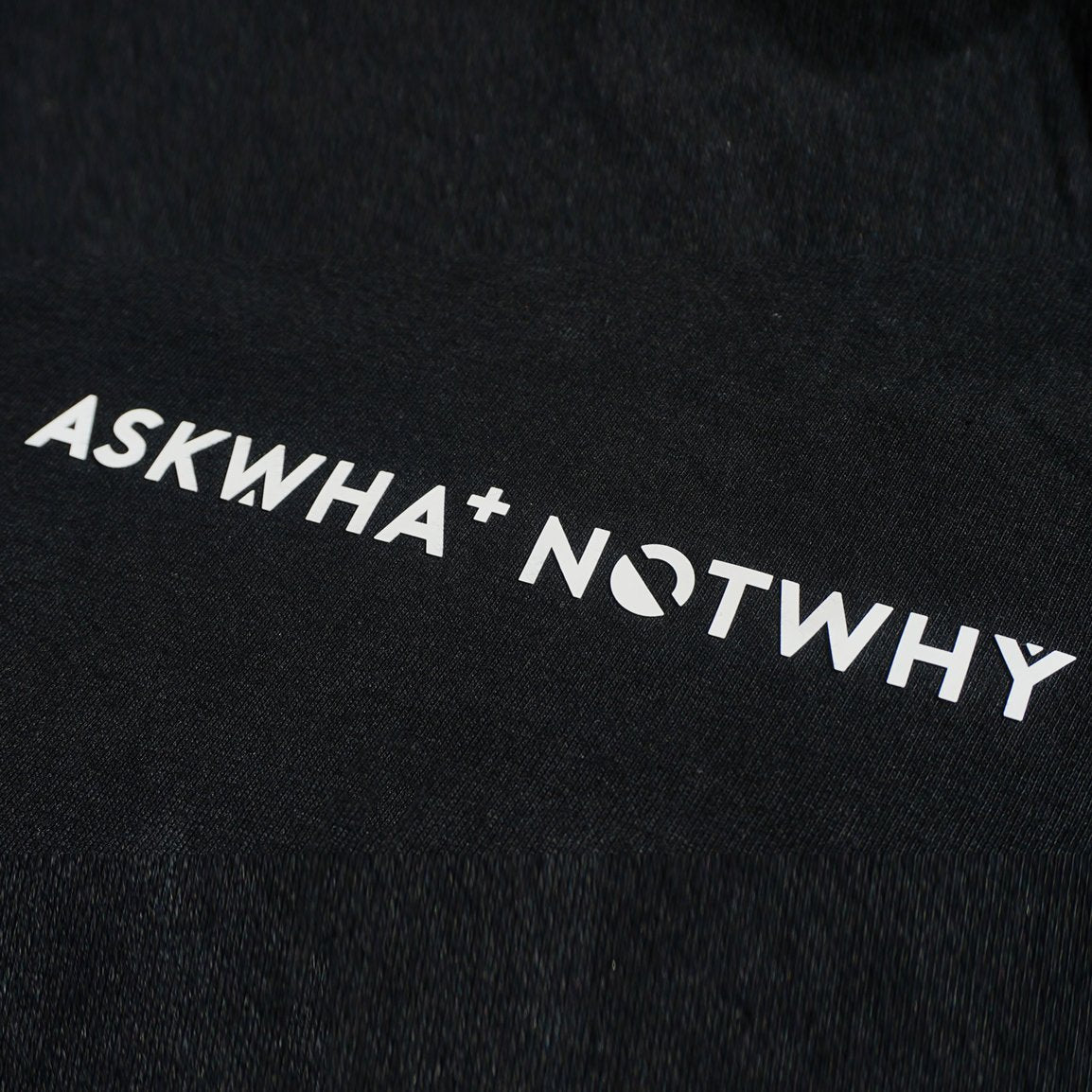 AskWhatNotWhy Launch Edition Logo T-Shirt Black WHLET001 - T-SHIRTS - Canada