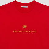 Bel-Air Athletics Men Academy T-Shirt Emb Logo Red - T-SHIRTS - Canada