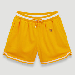 Bel-Air Athletics Men Basketball Short Emb Crest Gold - SHORTS - Canada