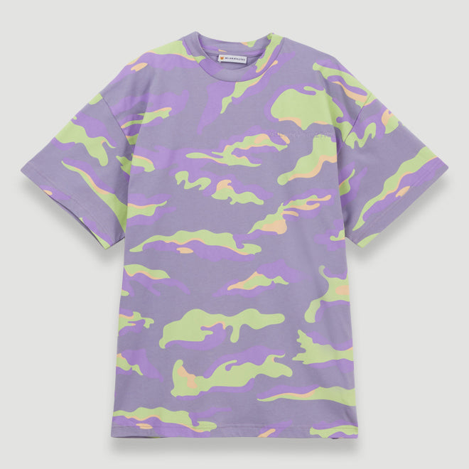 Bel-Air Athletics Men Camo Regular T-Shirt Emb Logo Lilac - T-SHIRTS - Canada Main image