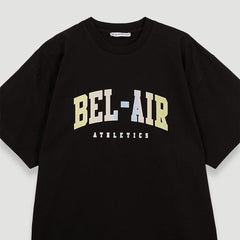 Bel-Air Athletics Men College T-Shirt Pastel Black - T-SHIRTS - Canada