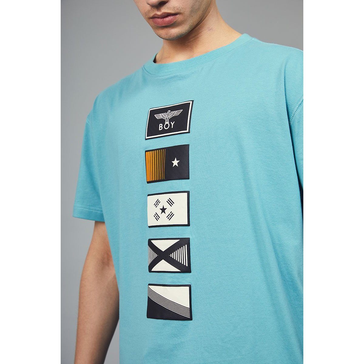 Boy London Boy Flag Tee Turquoise BFTA001 Secondary image