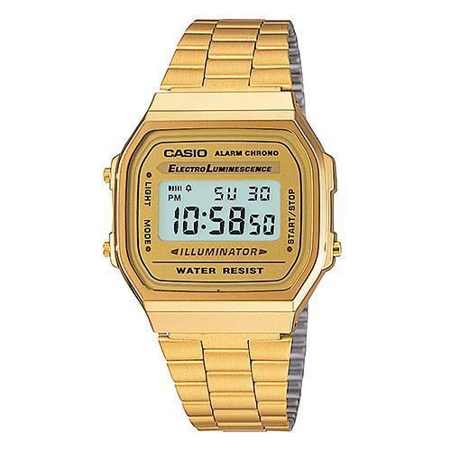 ACCESSORIES - Casio Classic Collection Digital Metal Watch Gold A168WG-9VT Main image