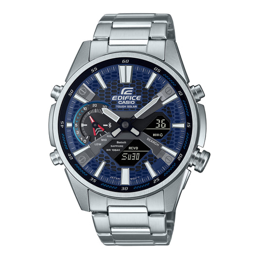 Casio EDIFICE Silver Blue ECBS100D-2A - ACCESSORIES - Canada